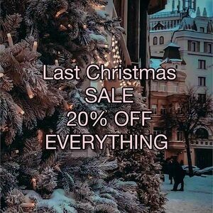 CHRISTMAS 20% OFF SALE!